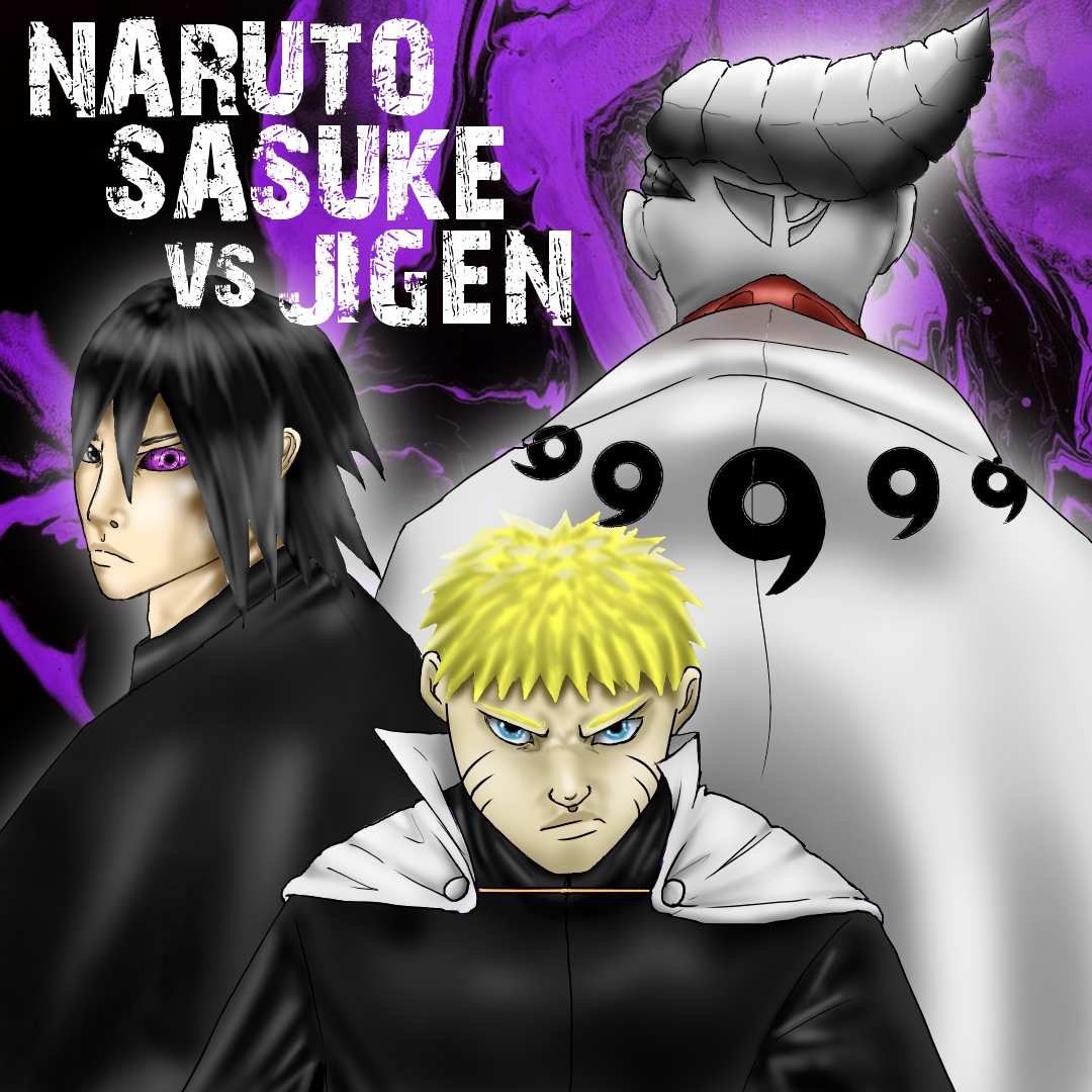 NARUTO AND SASUKE VS JIGEN WEBTOON