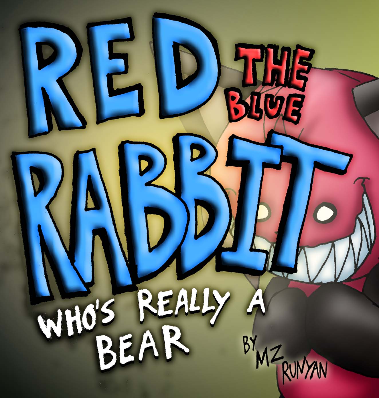 Red the Blue Rabbit Who's Really a Bear | WEBTOON