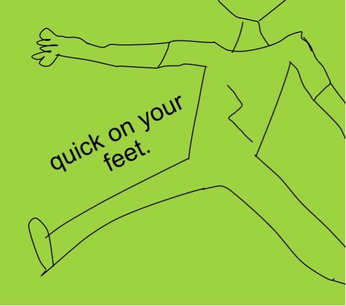 quick on your feet WEBTOON