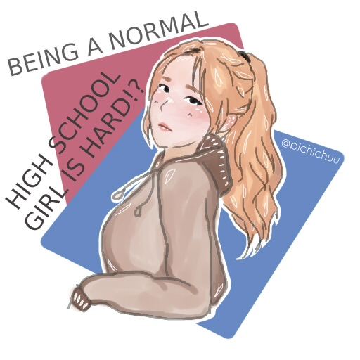 Being a normal high school girl is hard?! | WEBTOON