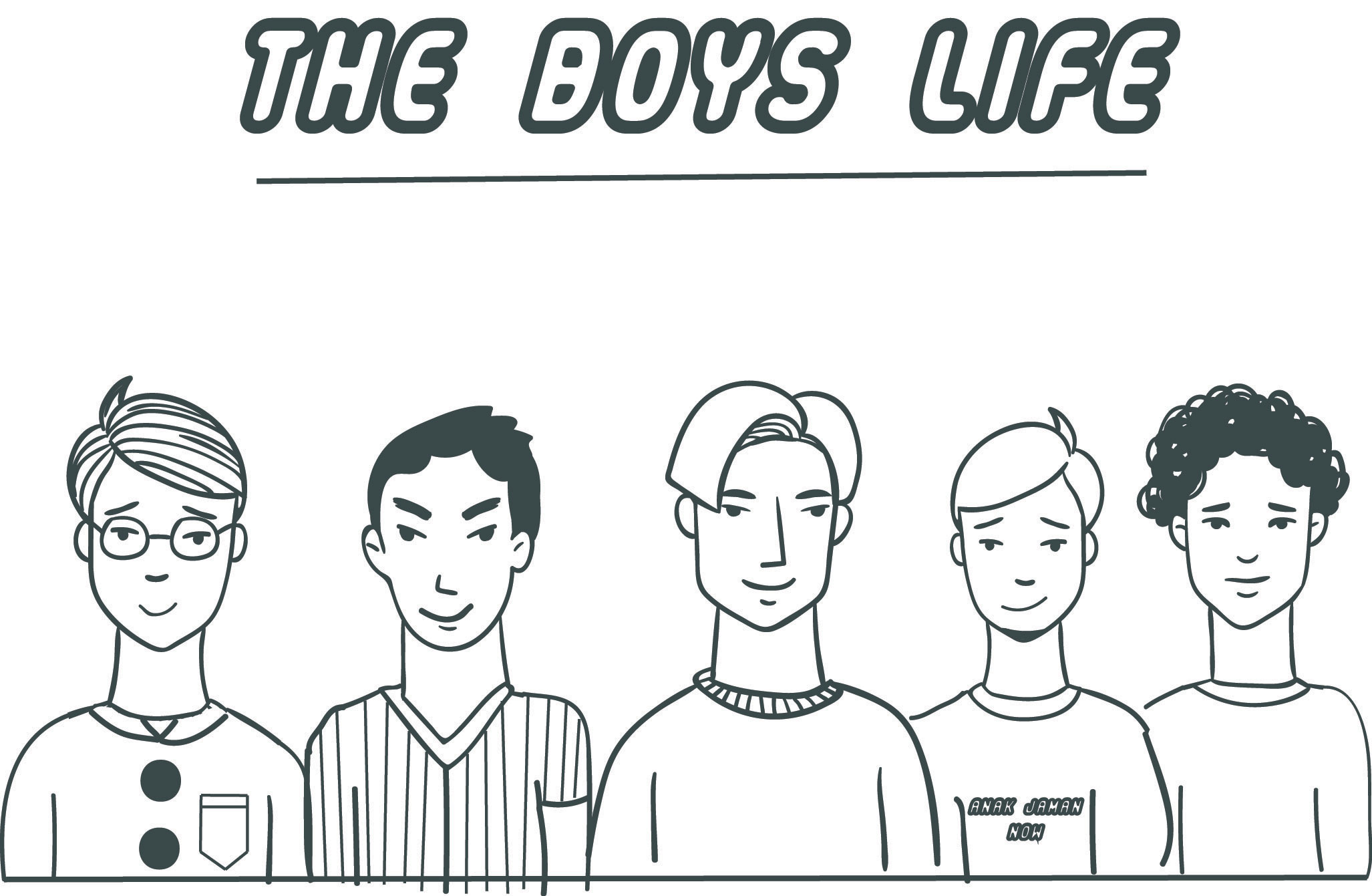 Жизнь boy. The Life of lines.