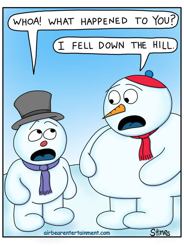 Comic Stripped - 01/07/2018 - The Snowman Effect.