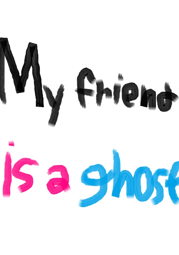 My friend is a ghost | WEBTOON