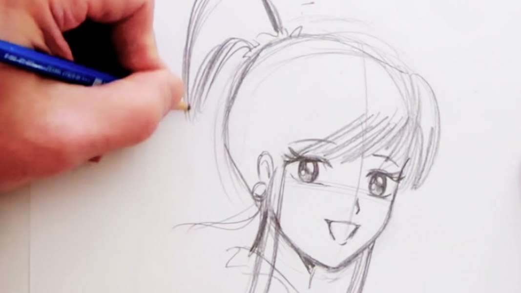 How to draw a girl anime