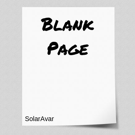 Blank Page | WEBTOON