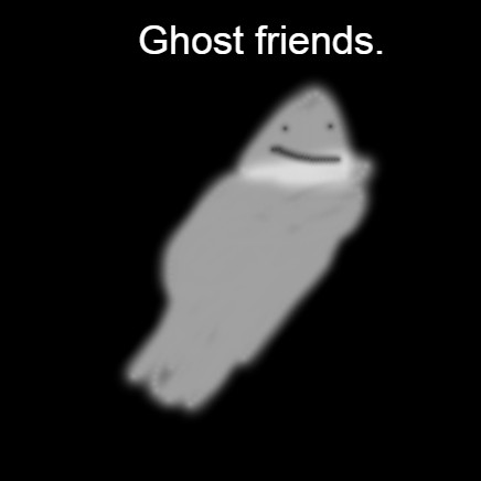 Ghost friends. | WEBTOON