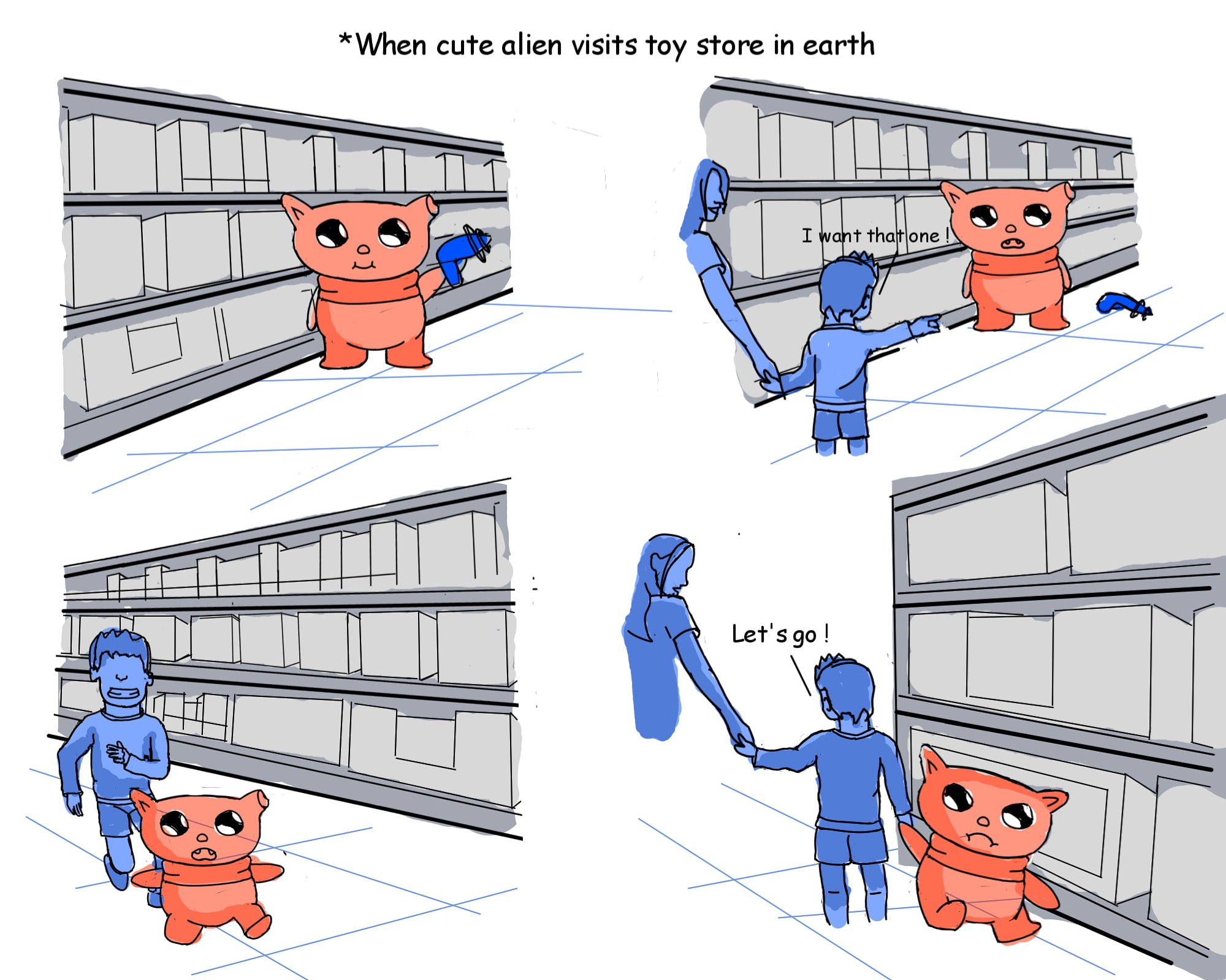 Gogo the alien | WEBTOON