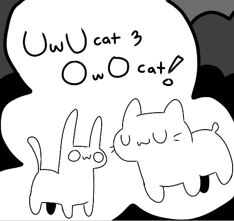 UwU and OwO Cat | WEBTOON