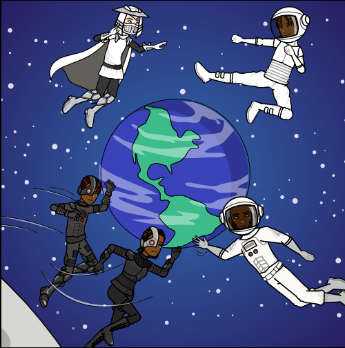 The galactic adventurs of Trae | WEBTOON
