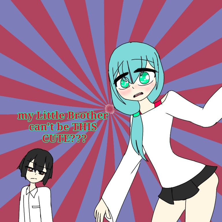 My little brother can't be this cute??! | WEBTOON