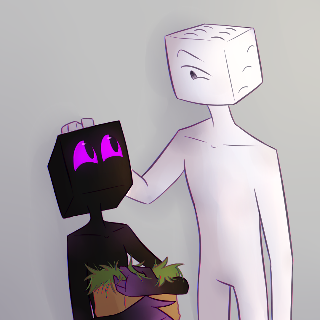 funny minecraft enderman comics