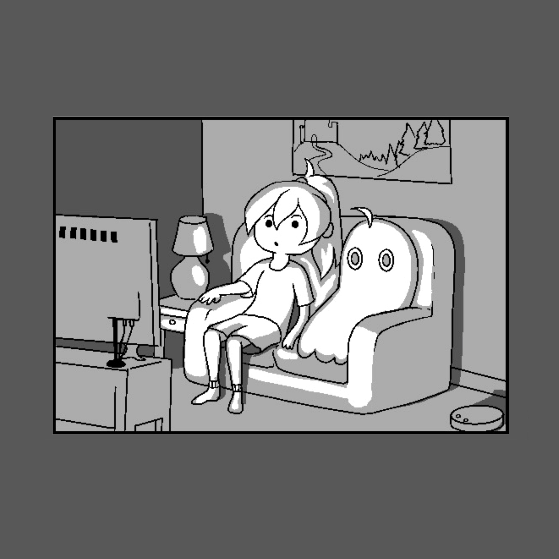 My Roommate is an Awkward Ghost | WEBTOON