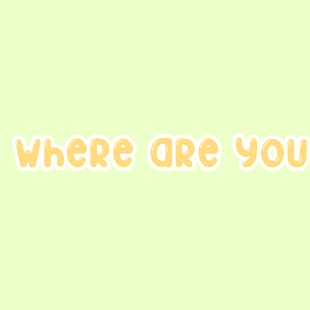 Where are you? | WEBTOON