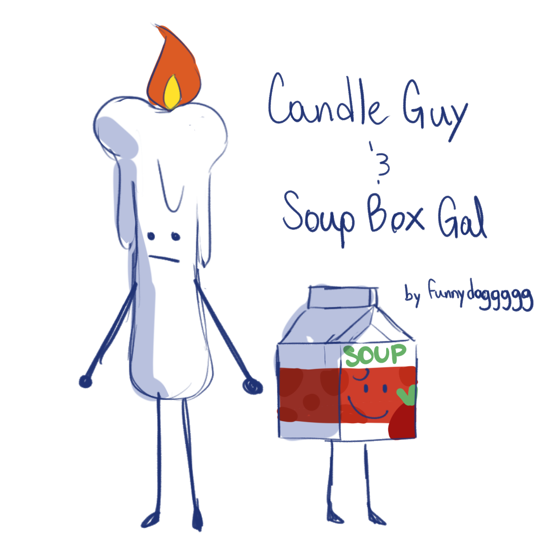 Candle Guy and Soup Box Gal WEBTOON