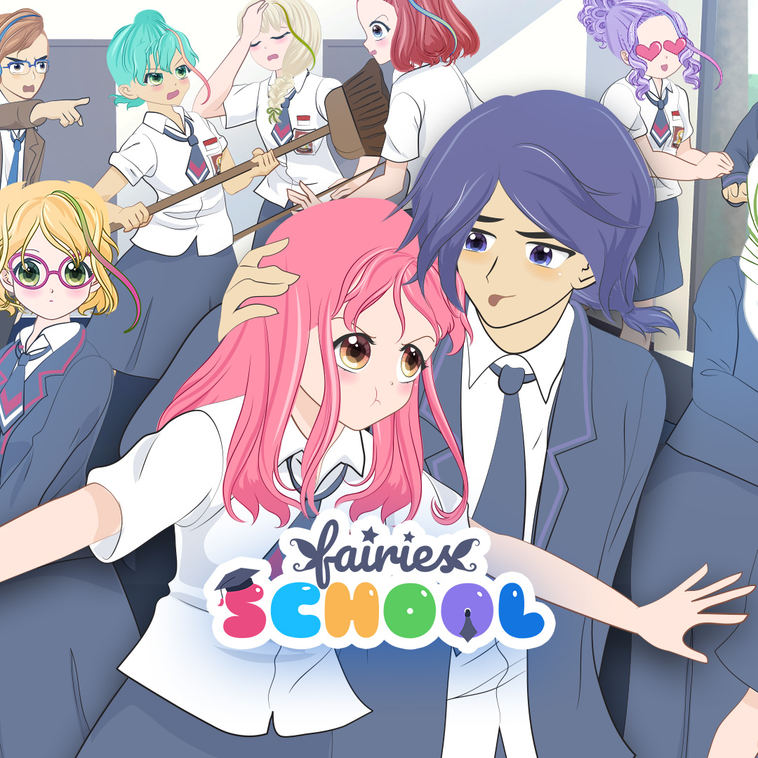 Kisah sehari-hari murid-murid <b>Fairies</b> School yang absurd.