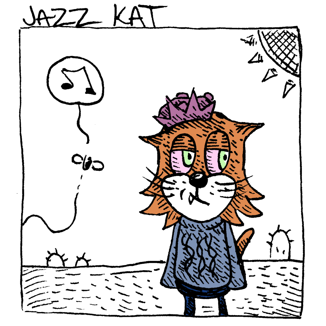 jazz cats coloring pages