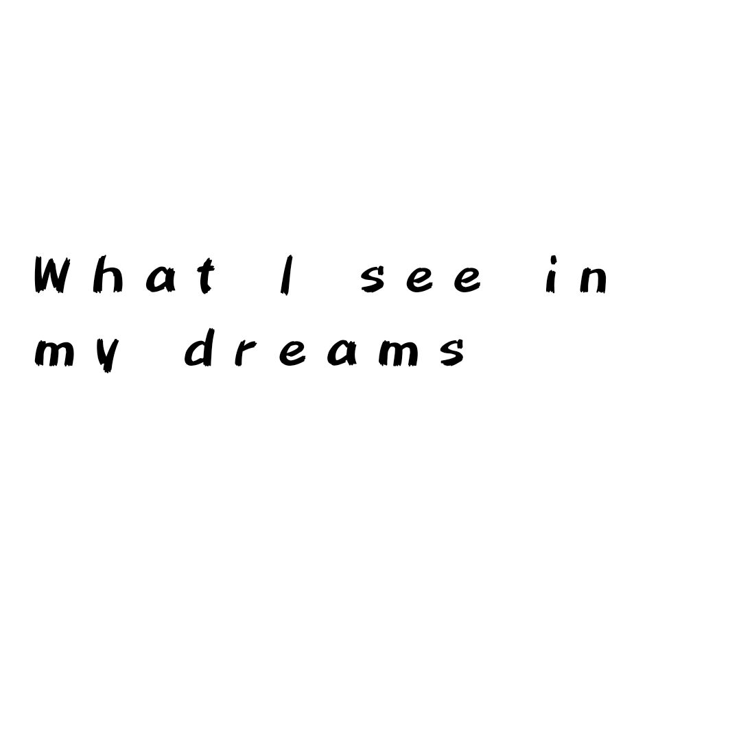 What I see in my dreams WEBTOON