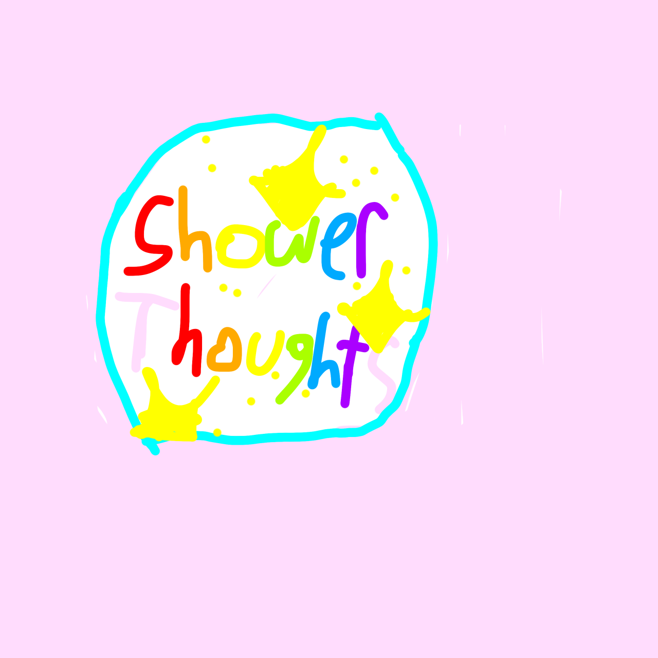 shower thoughts WEBTOON