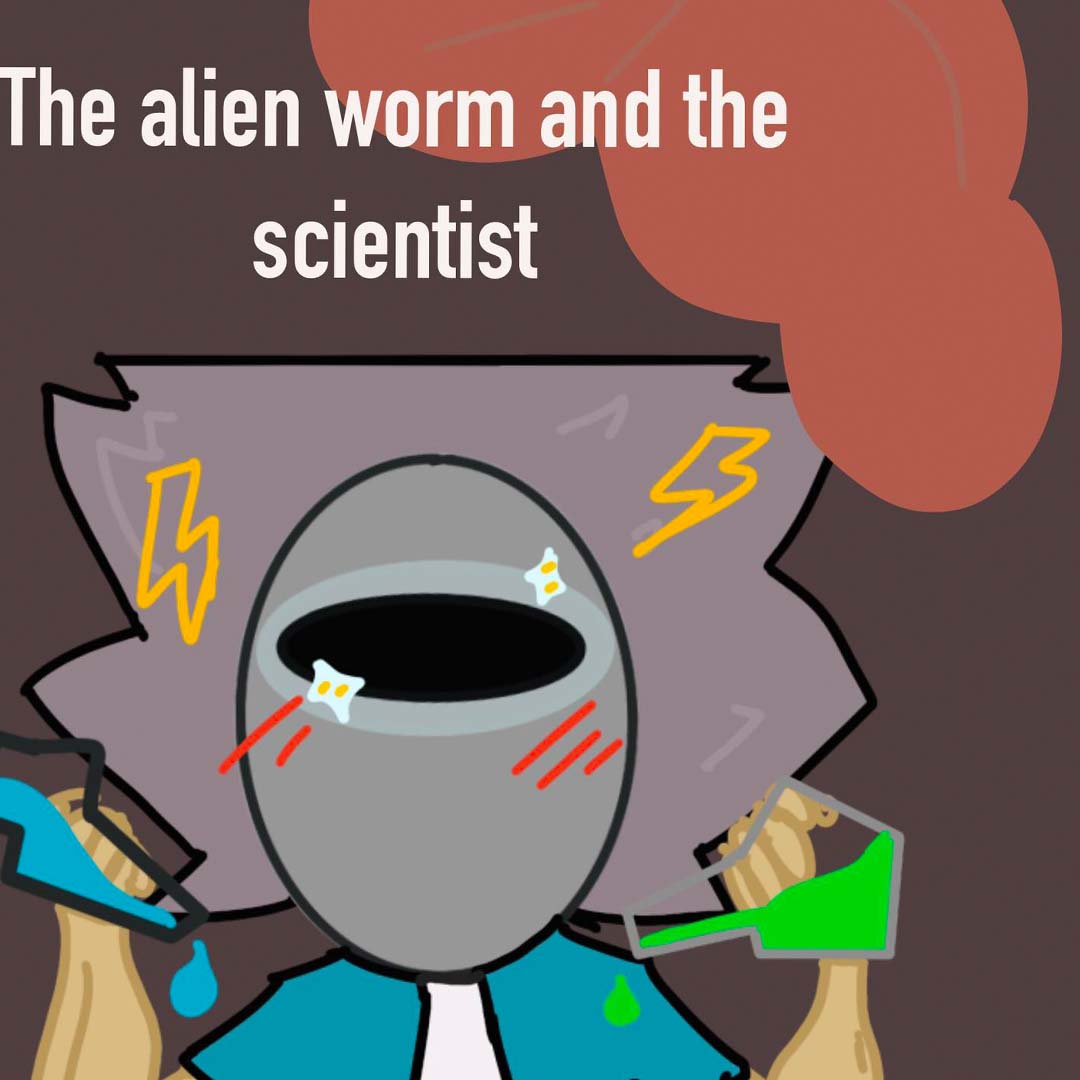The alien worm and the scientist | WEBTOON