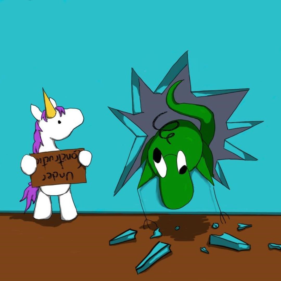 Beccasaurus and Lynetteicorn | WEBTOON