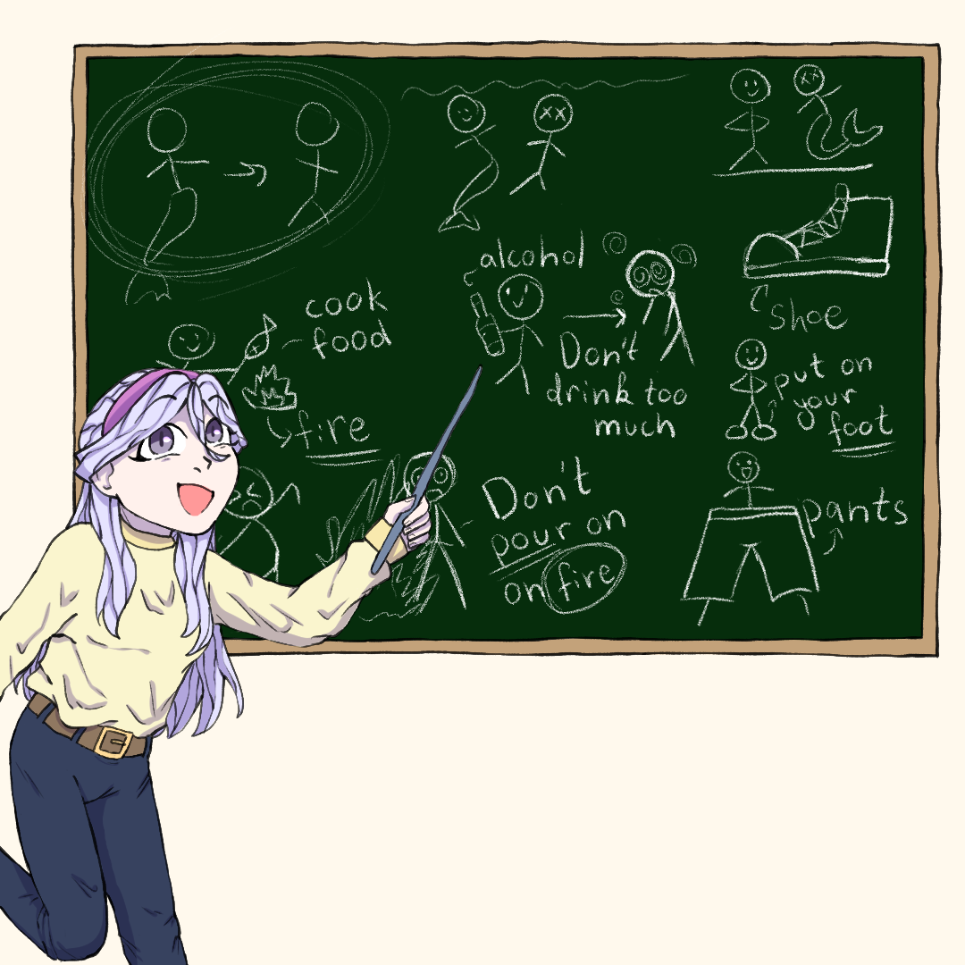A mermaid's class on being human | WEBTOON