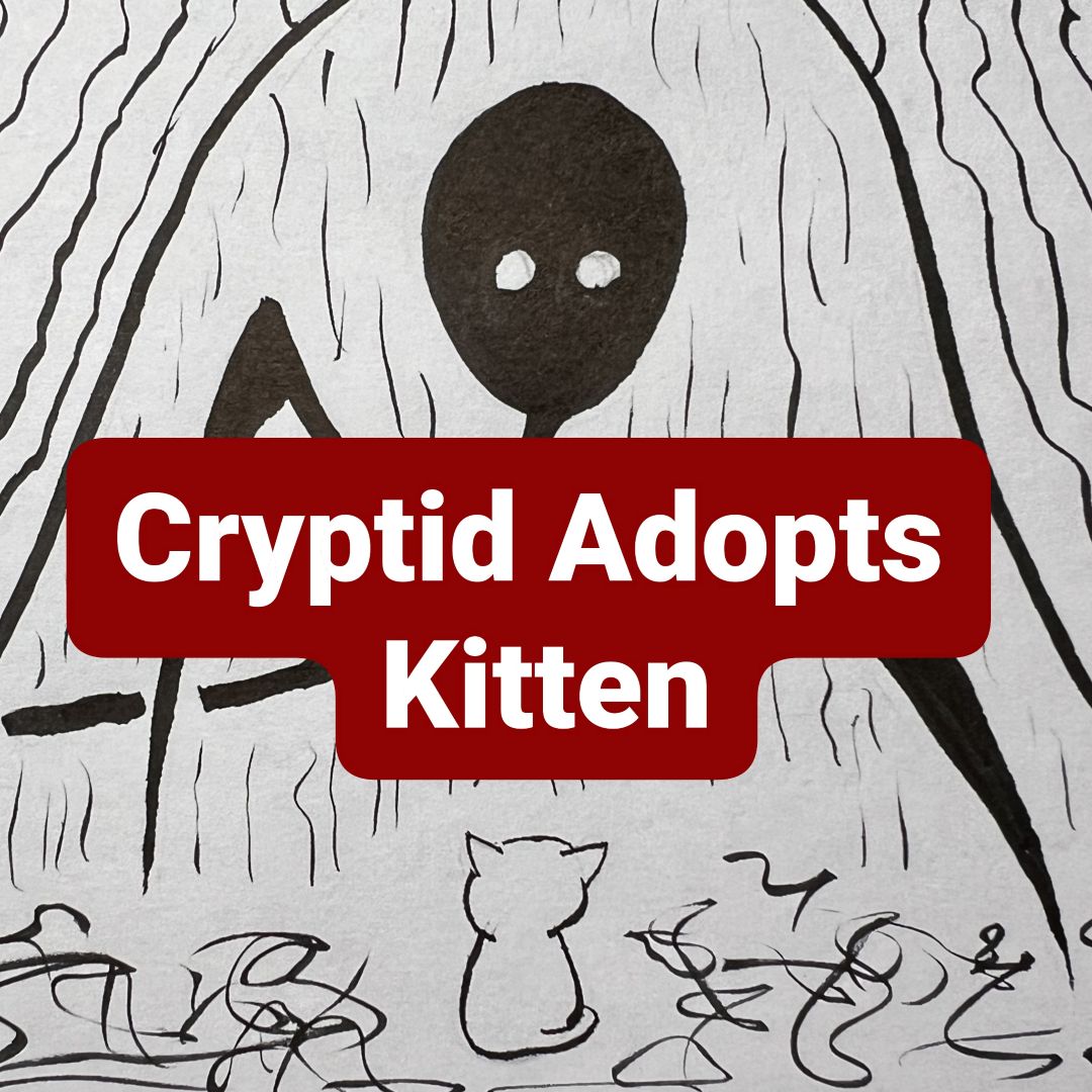 Cryptid Adopts Kitten | WEBTOON